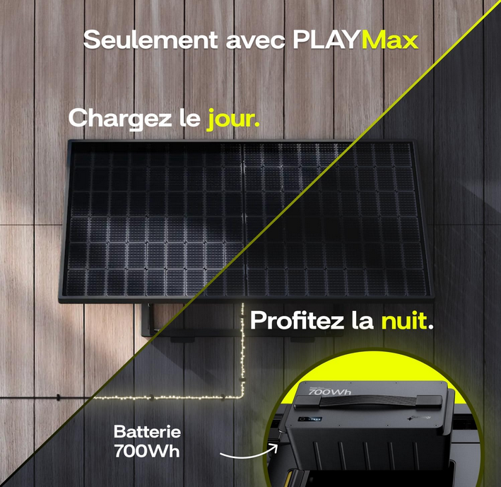 Kit solaire portable 700Wh avec batterie