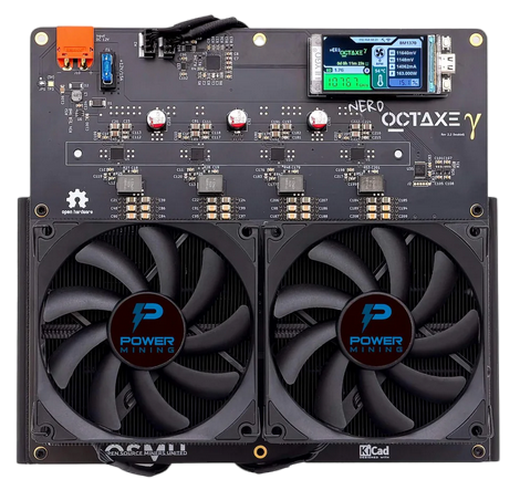 Nerd Octaxe Gamma 9,6 TH/s Bitcoin SHA-256 