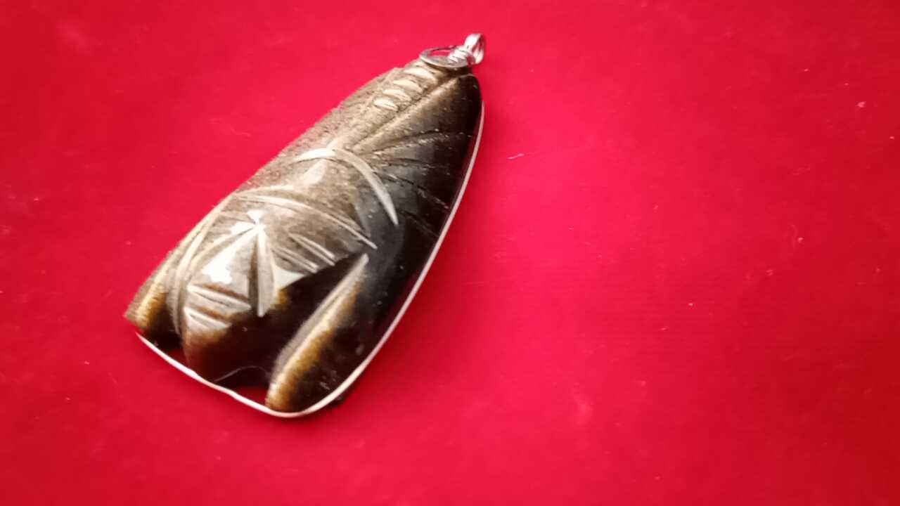 Dije de Obsidiana Rostro 