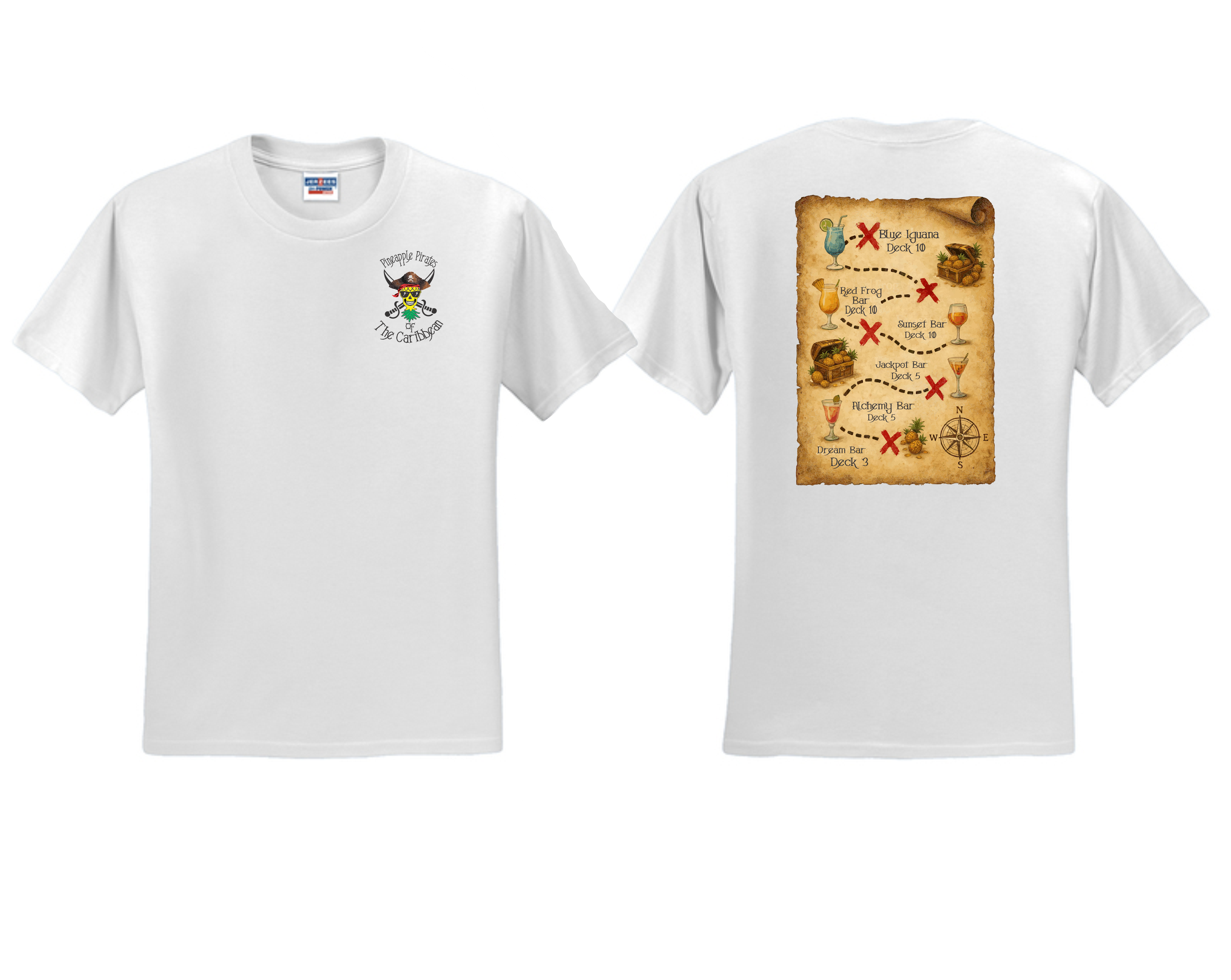 4th Annual Pineapple Posse Pub Crawl T-shirt