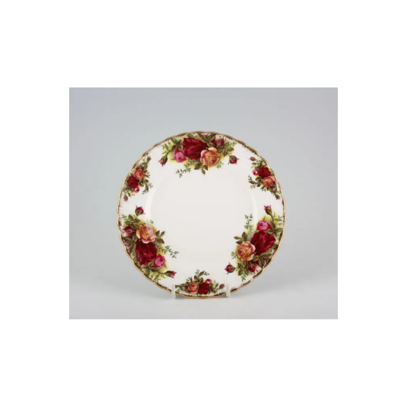 Desertinė lėkštutė ROYAL ALBERT "OLD COUNTRY ROSES", 1 vnt, kaulinis porcelianas