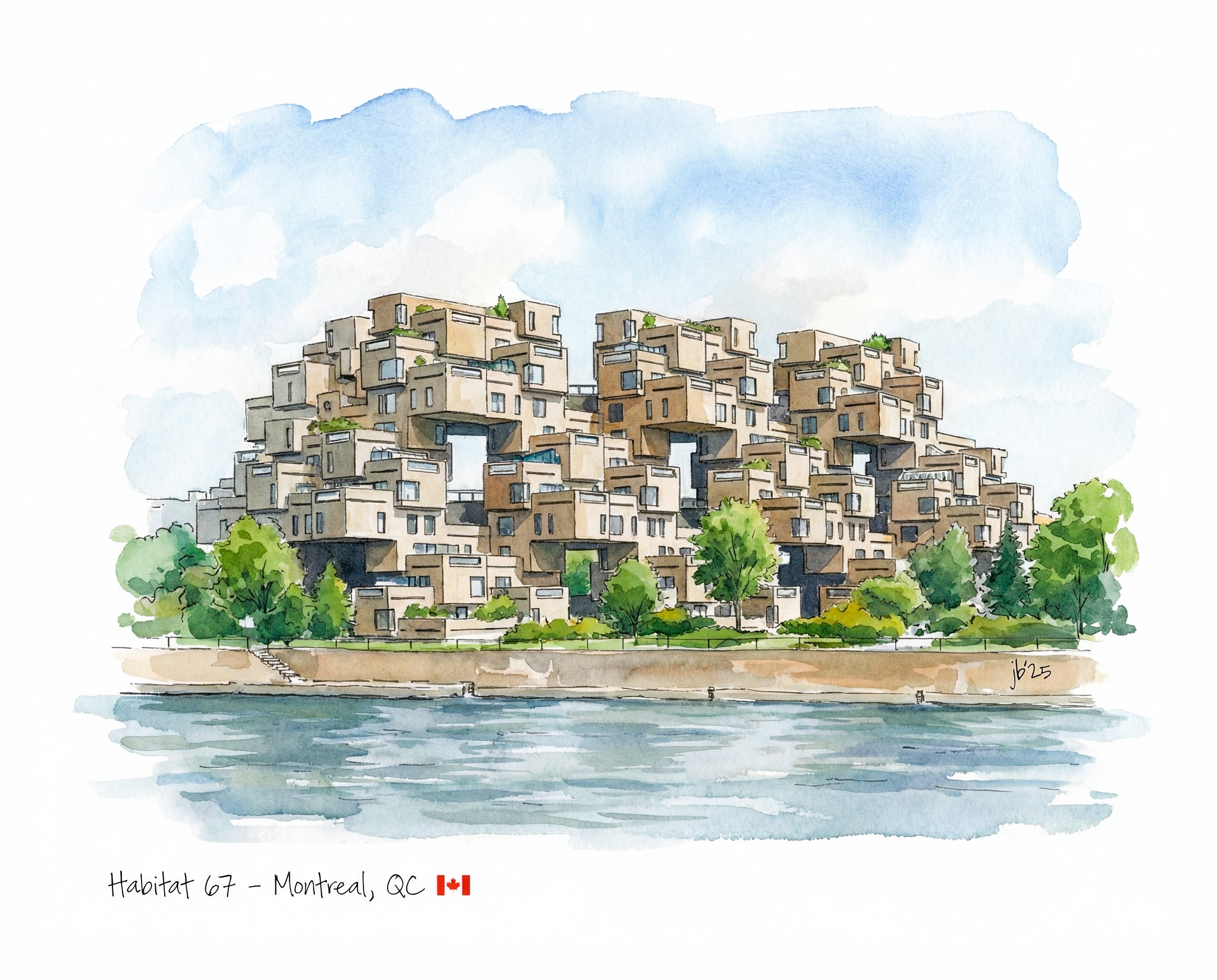 Habitat 67 - Montreal 8x10