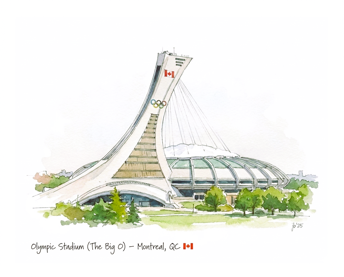 Olympic Stadium - Montreal 8x10