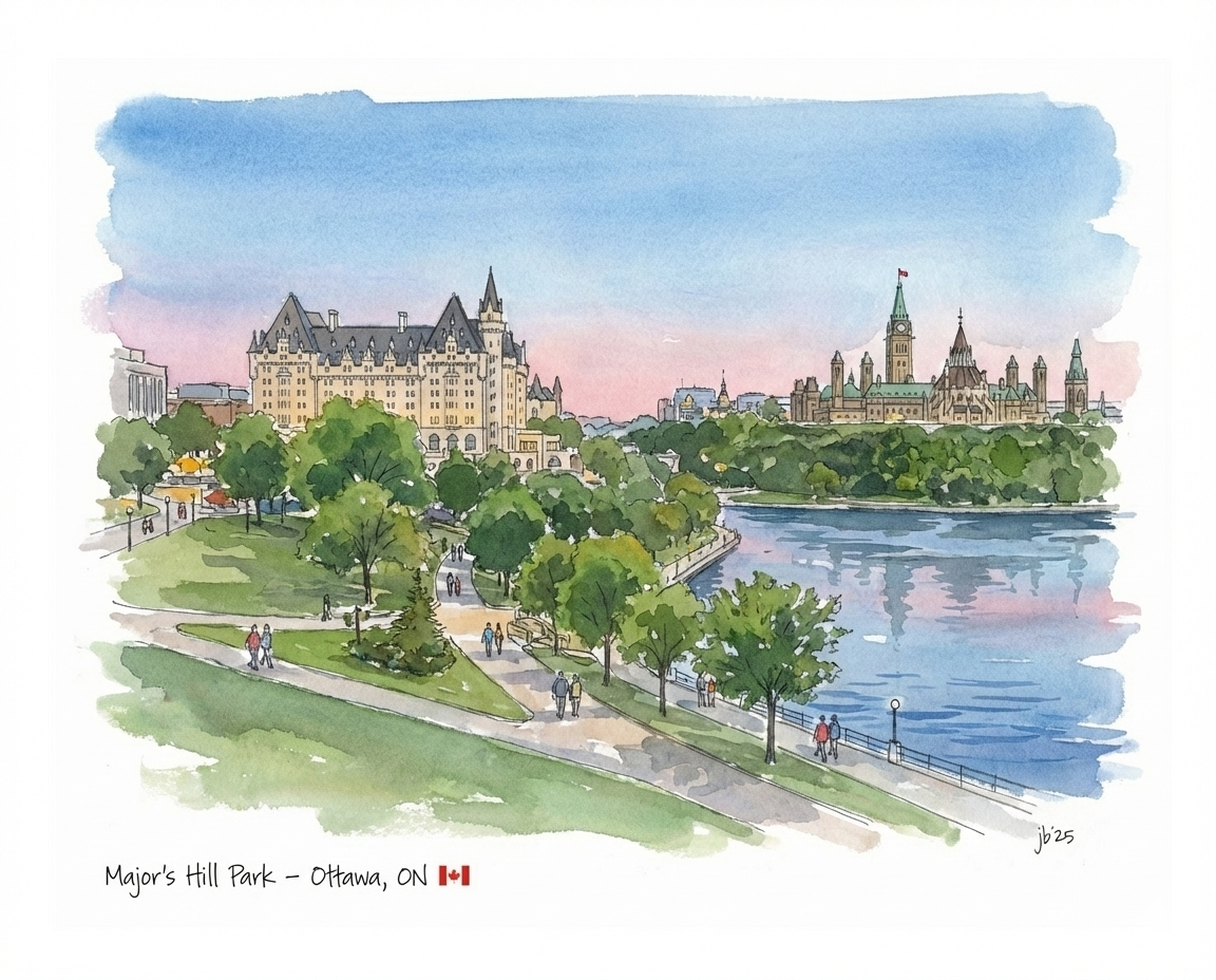 Major's Hill Park - Ottawa 8x10