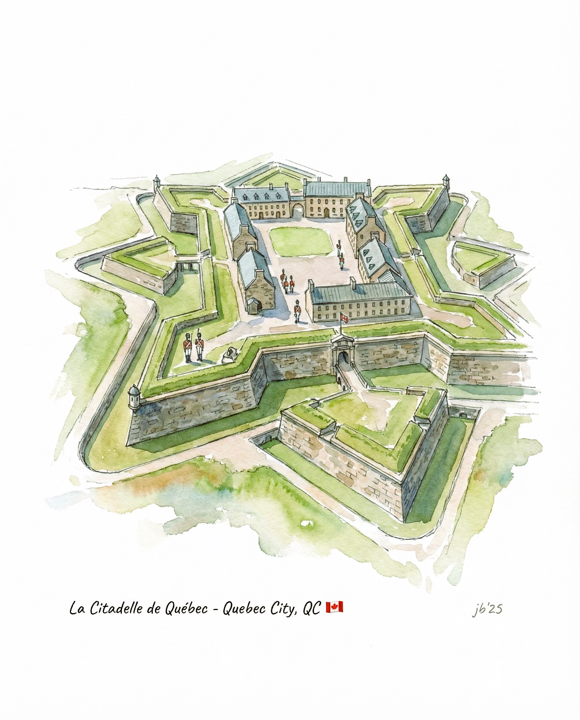 La Citadelle de Québec 8x10