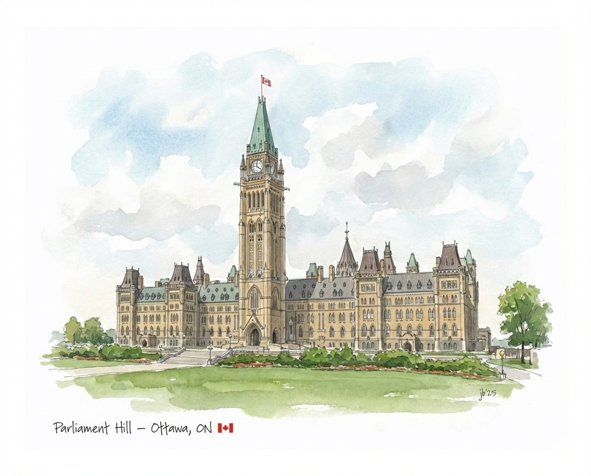 Parliament Hill - Ottawa 8x10