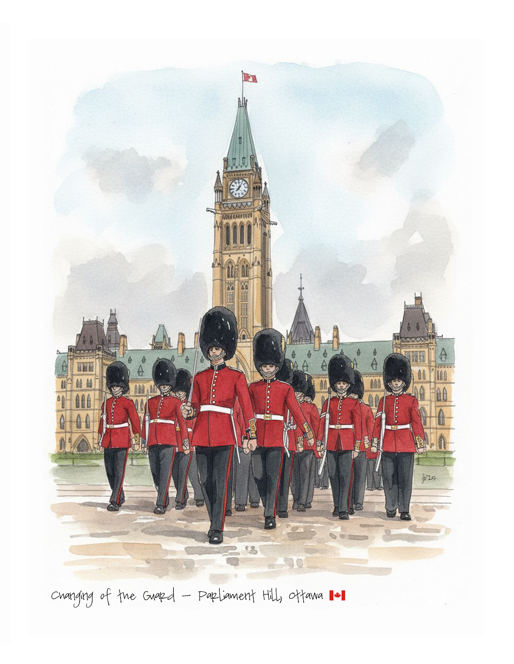 Changing of the Guard - Ottawa 8x10