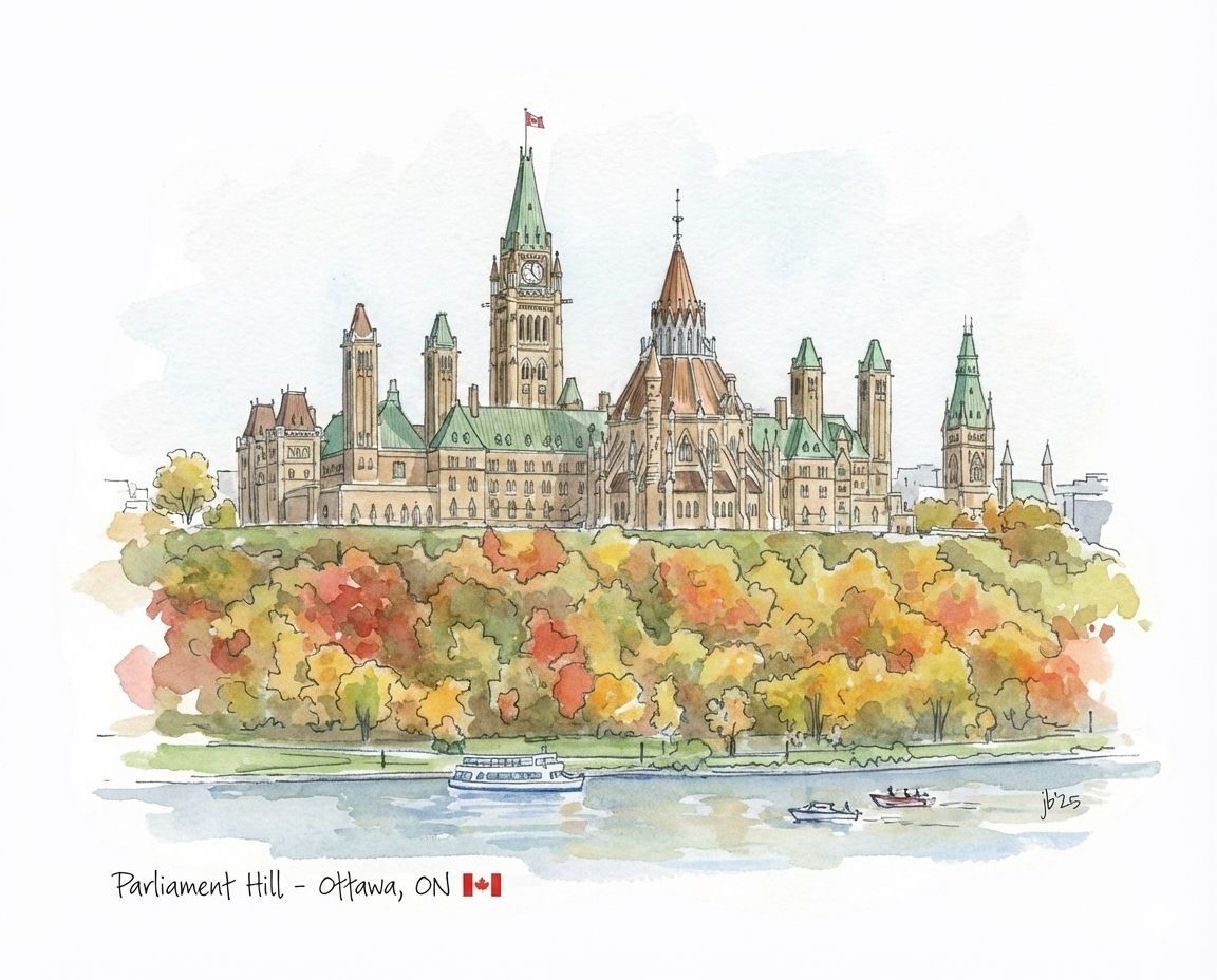 Parliament Hill - Ottawa 8x10