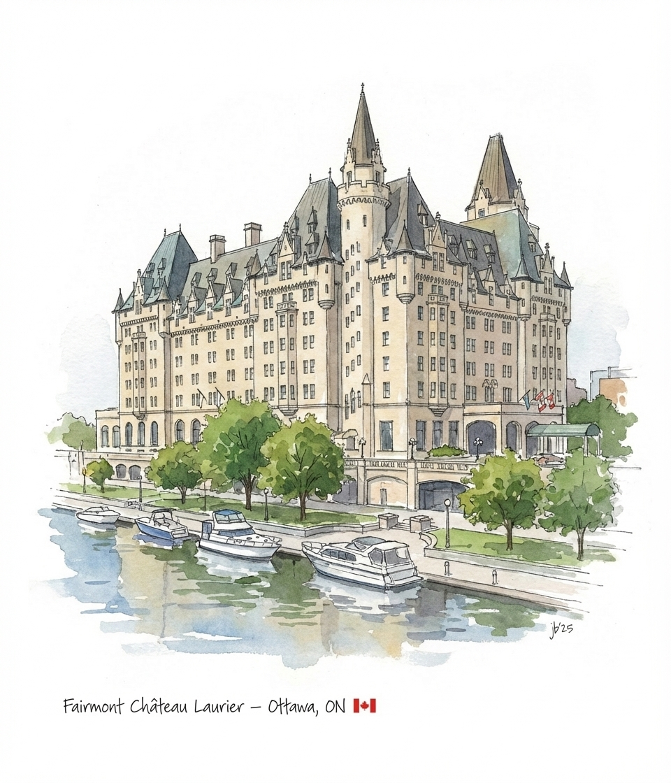 Fairmont Château Laurier - Ottawa 8x10