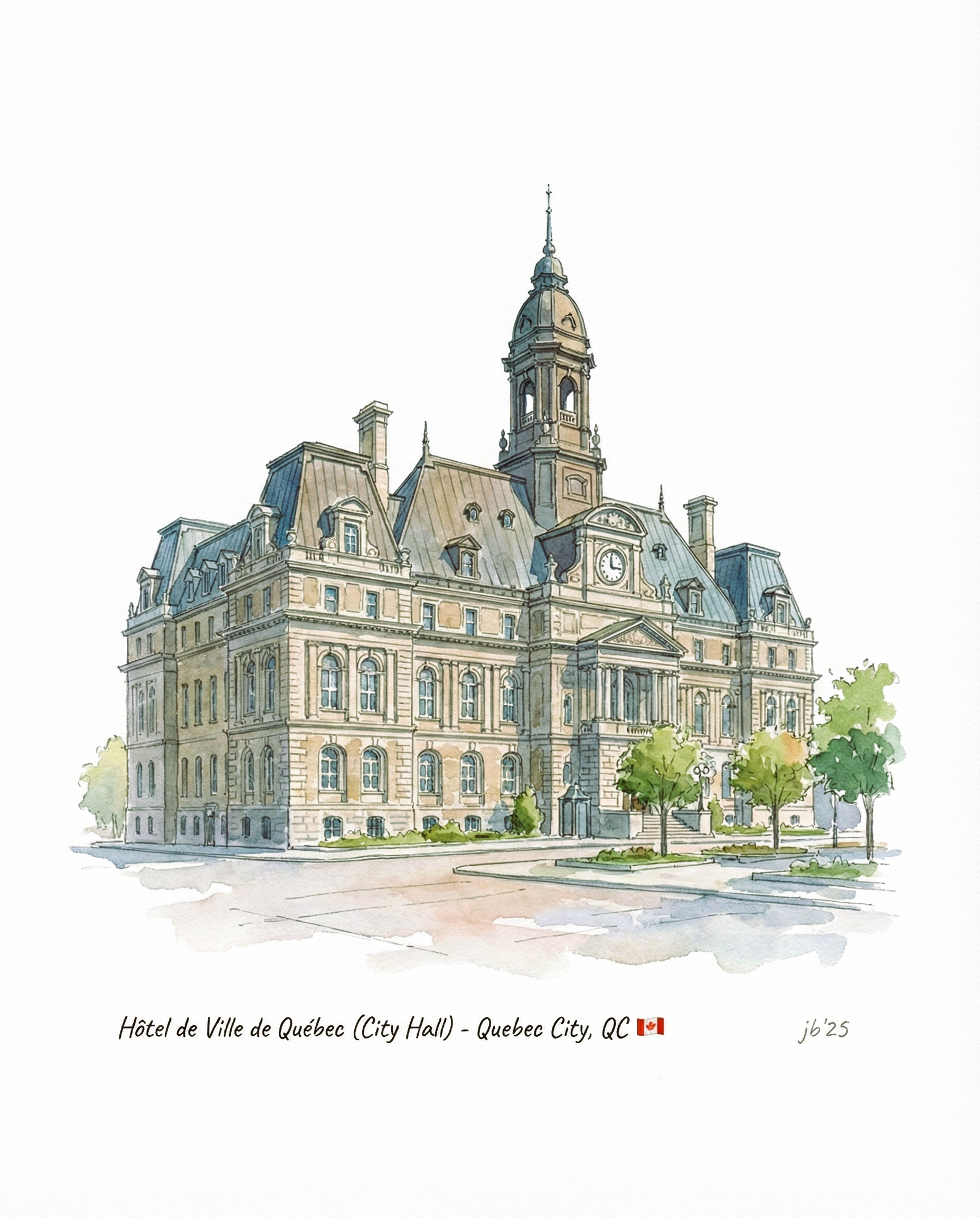 Hôtel de Ville de Québec - 8x10