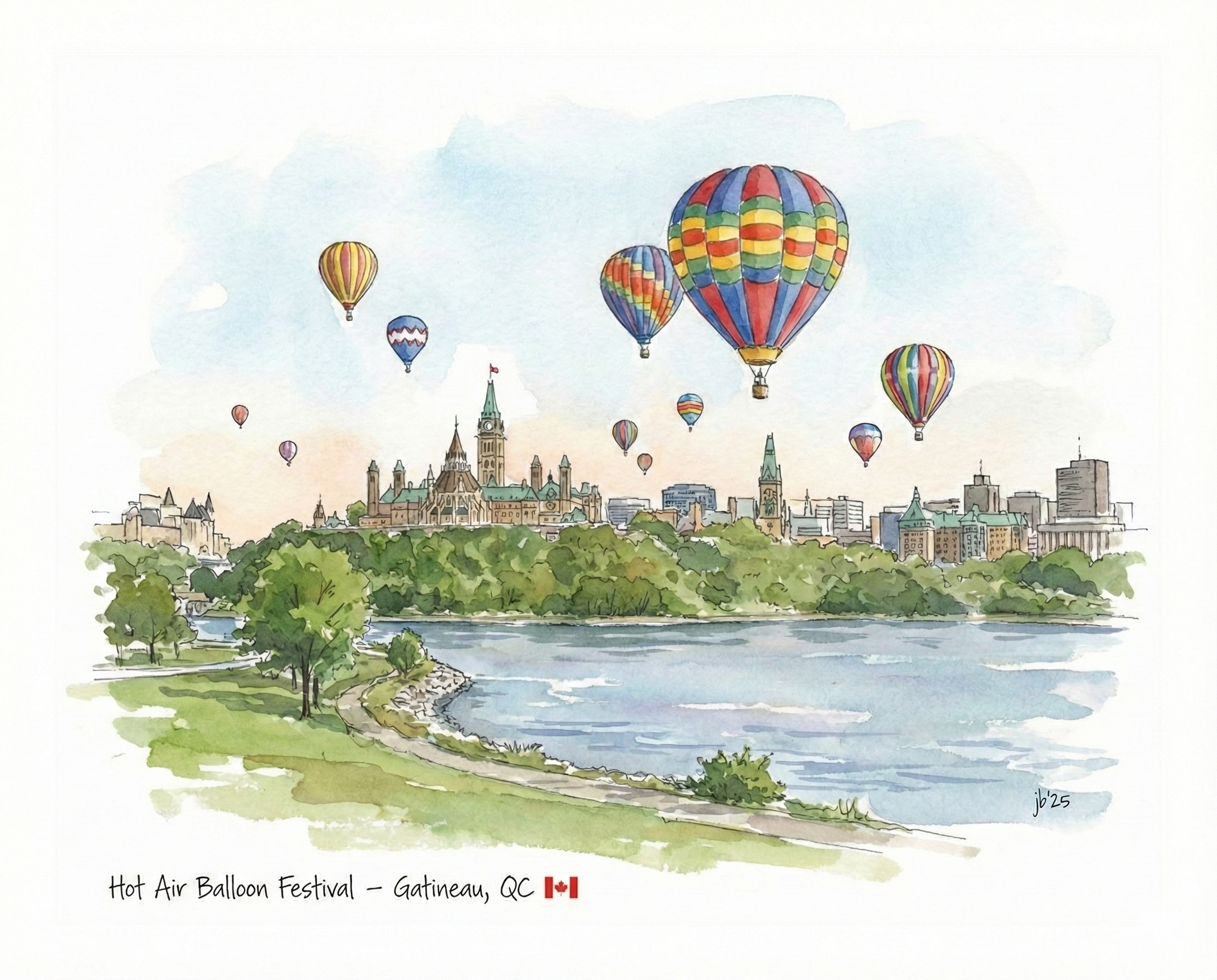 Hot Air Balloon Festival - Gatineau 8x10