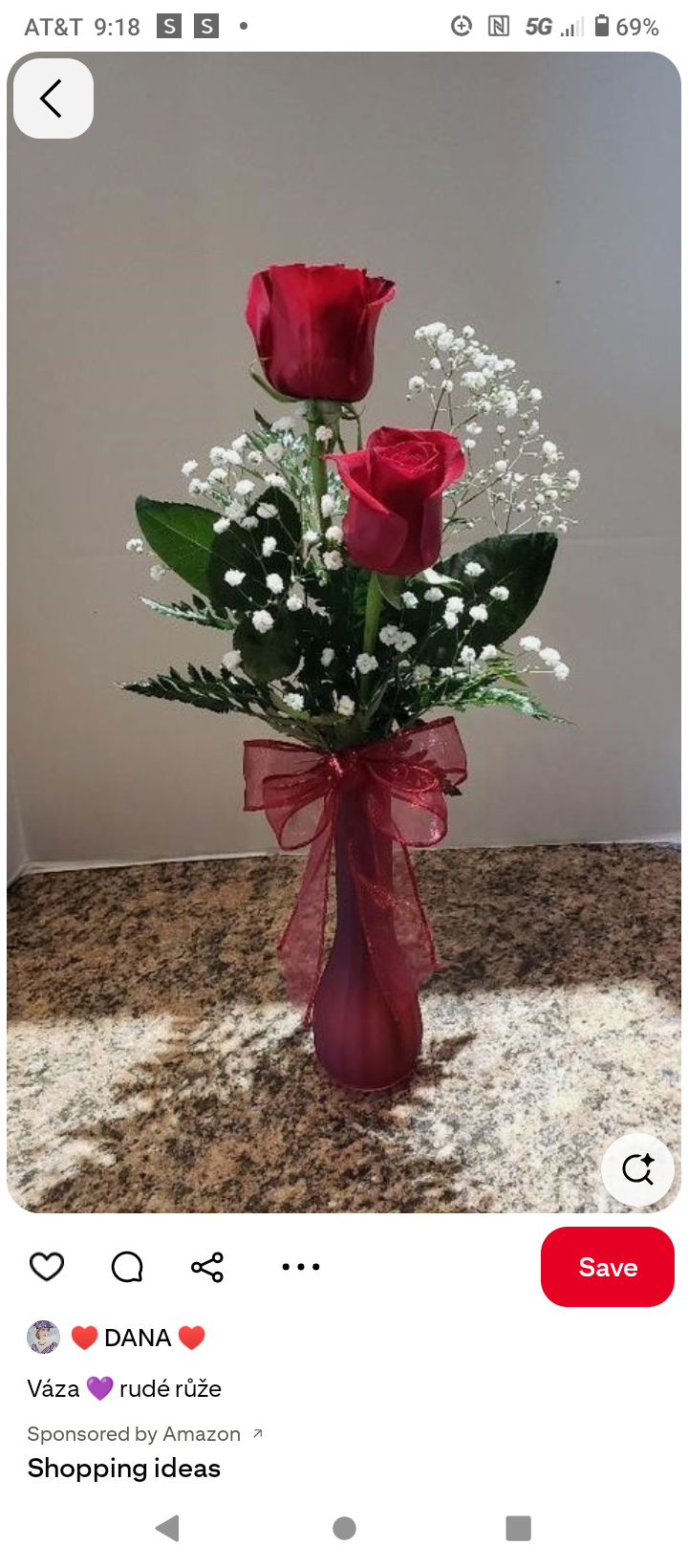 Red Rose Vase Arrangement