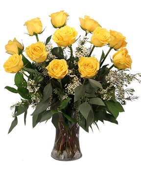 Yellow rose bouquet