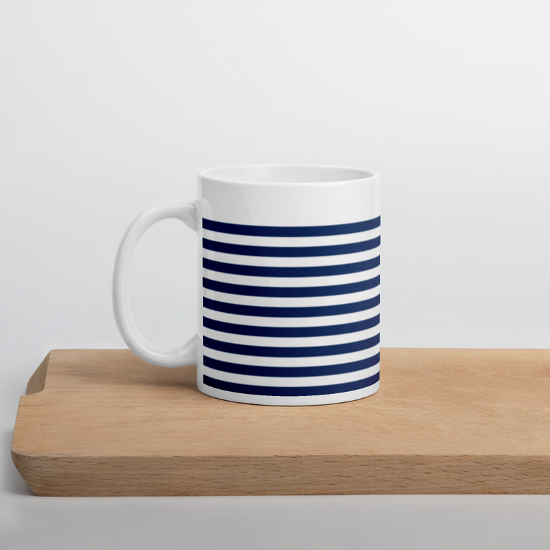 Mug à Rayures Marines