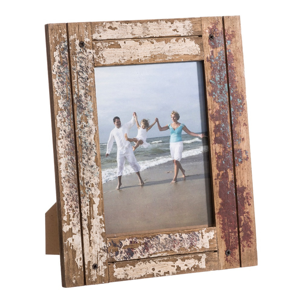 Cadre photo bois patiné