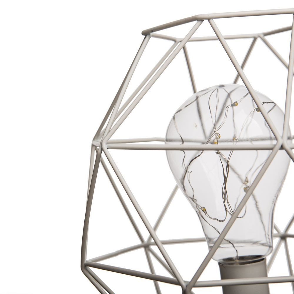 Lampe lanterne métal a LED