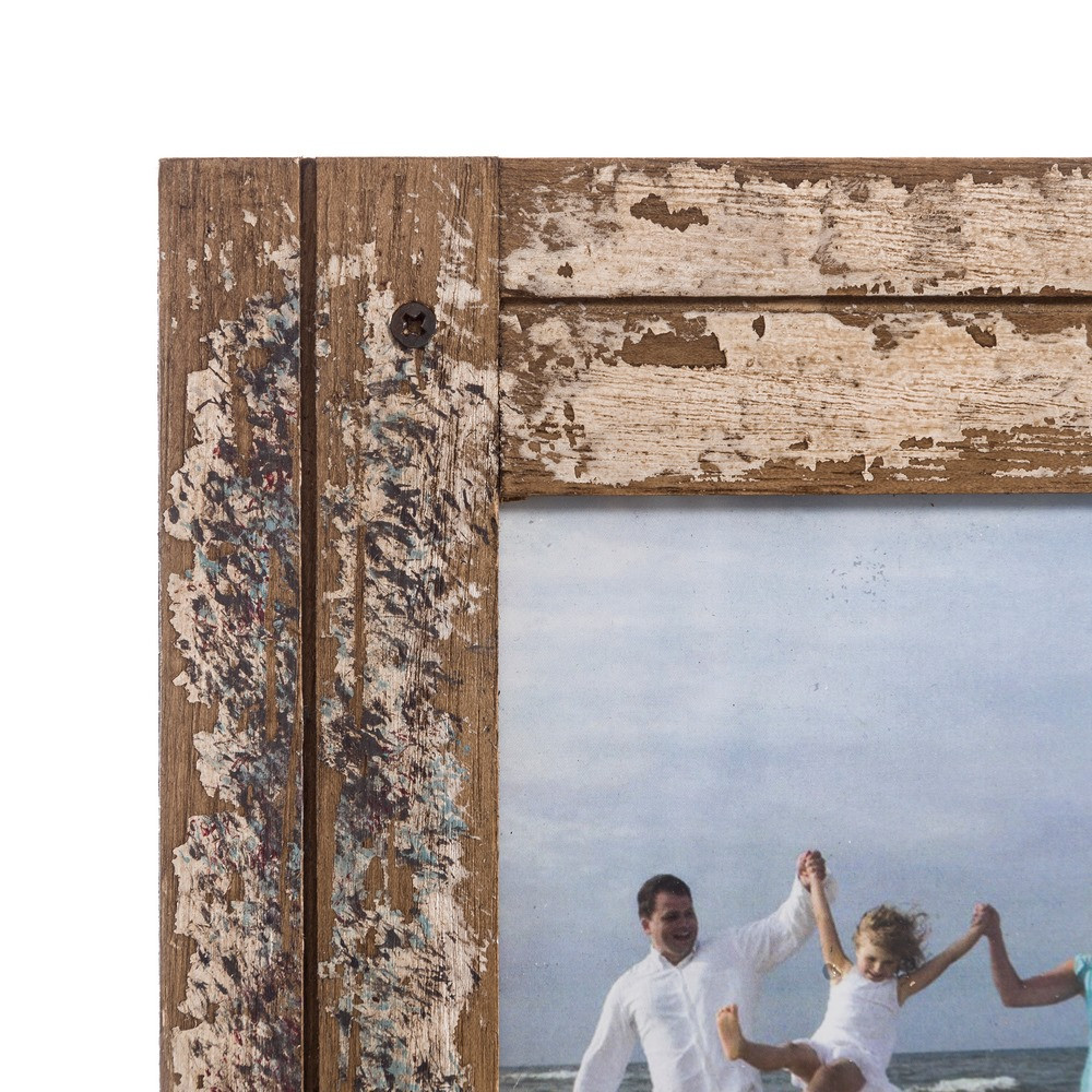 Cadre photo bois patiné
