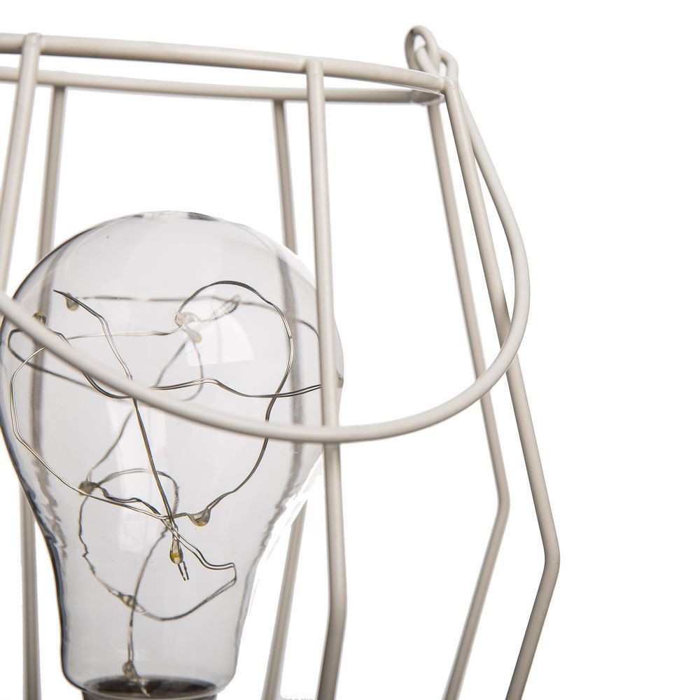 Lampe lanterne en métal