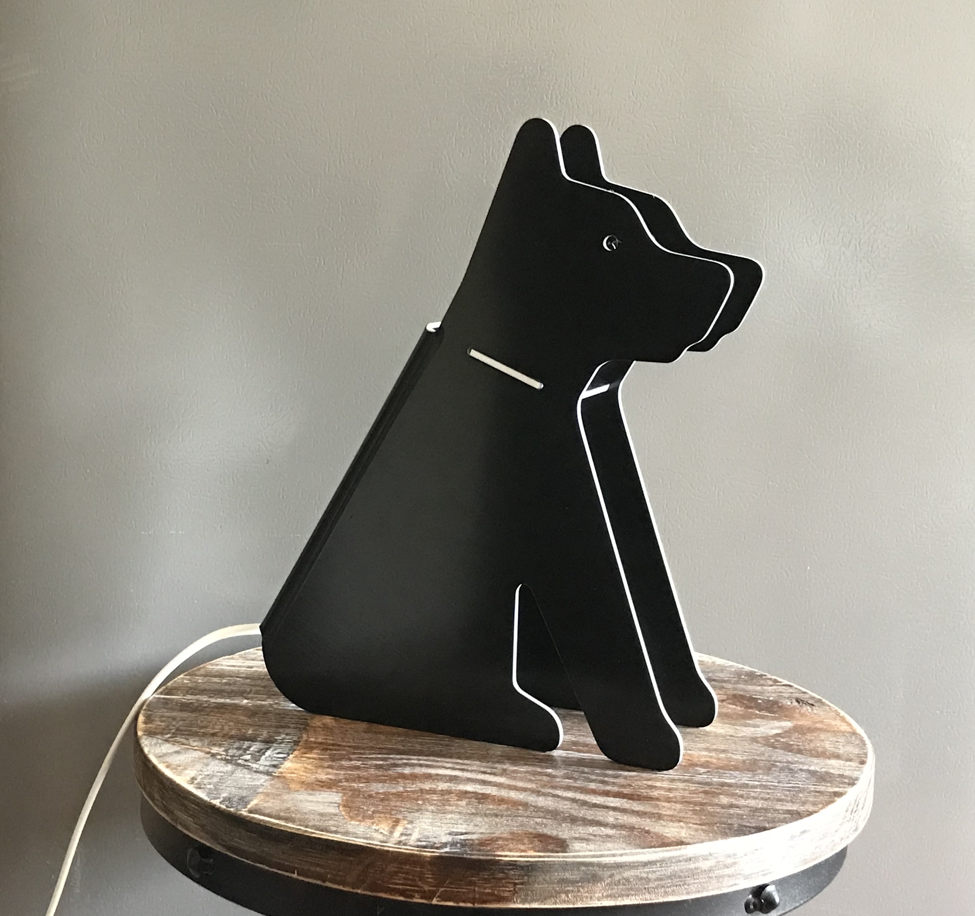Lampe design chien
