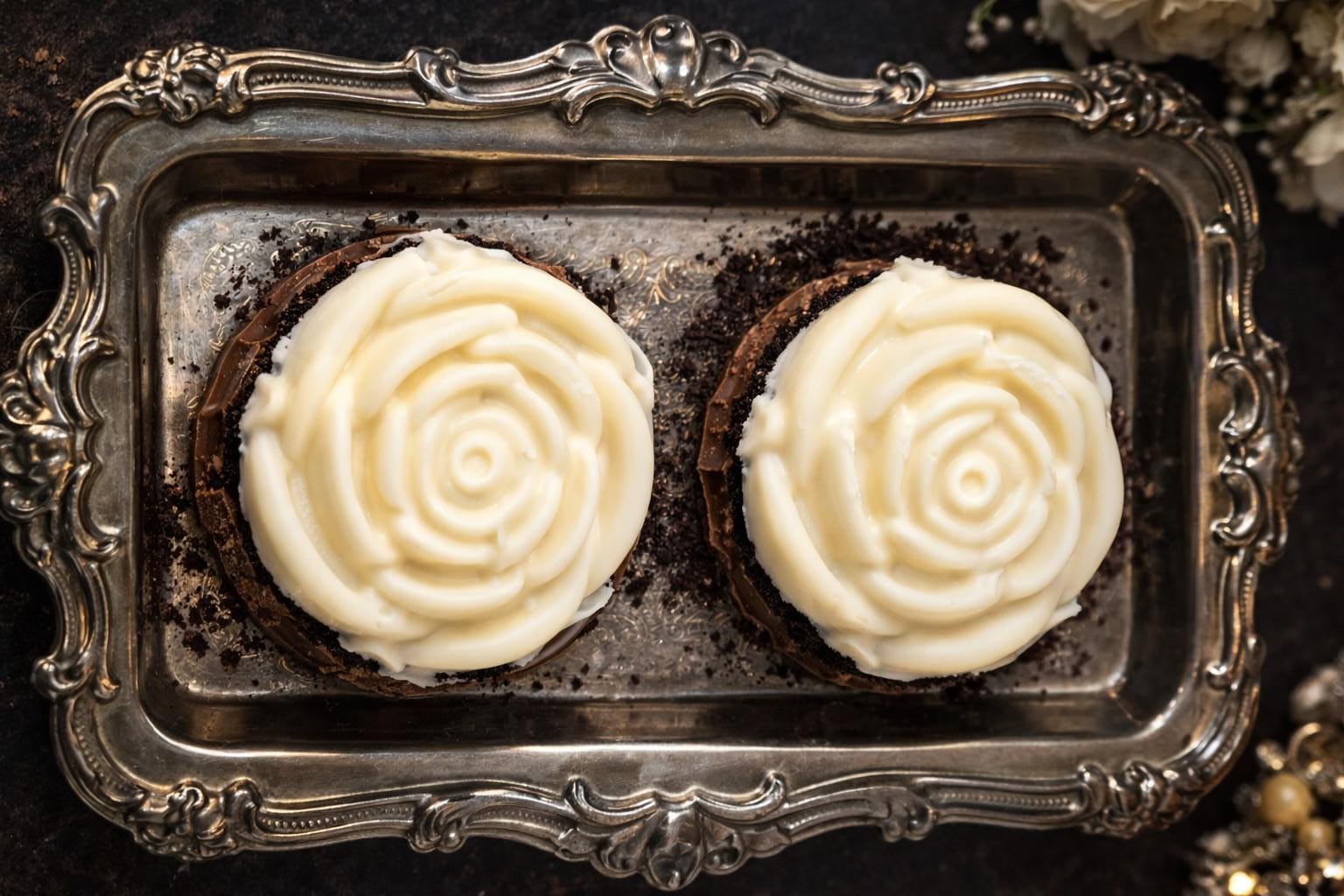 Rose Shaped Cheesecakes