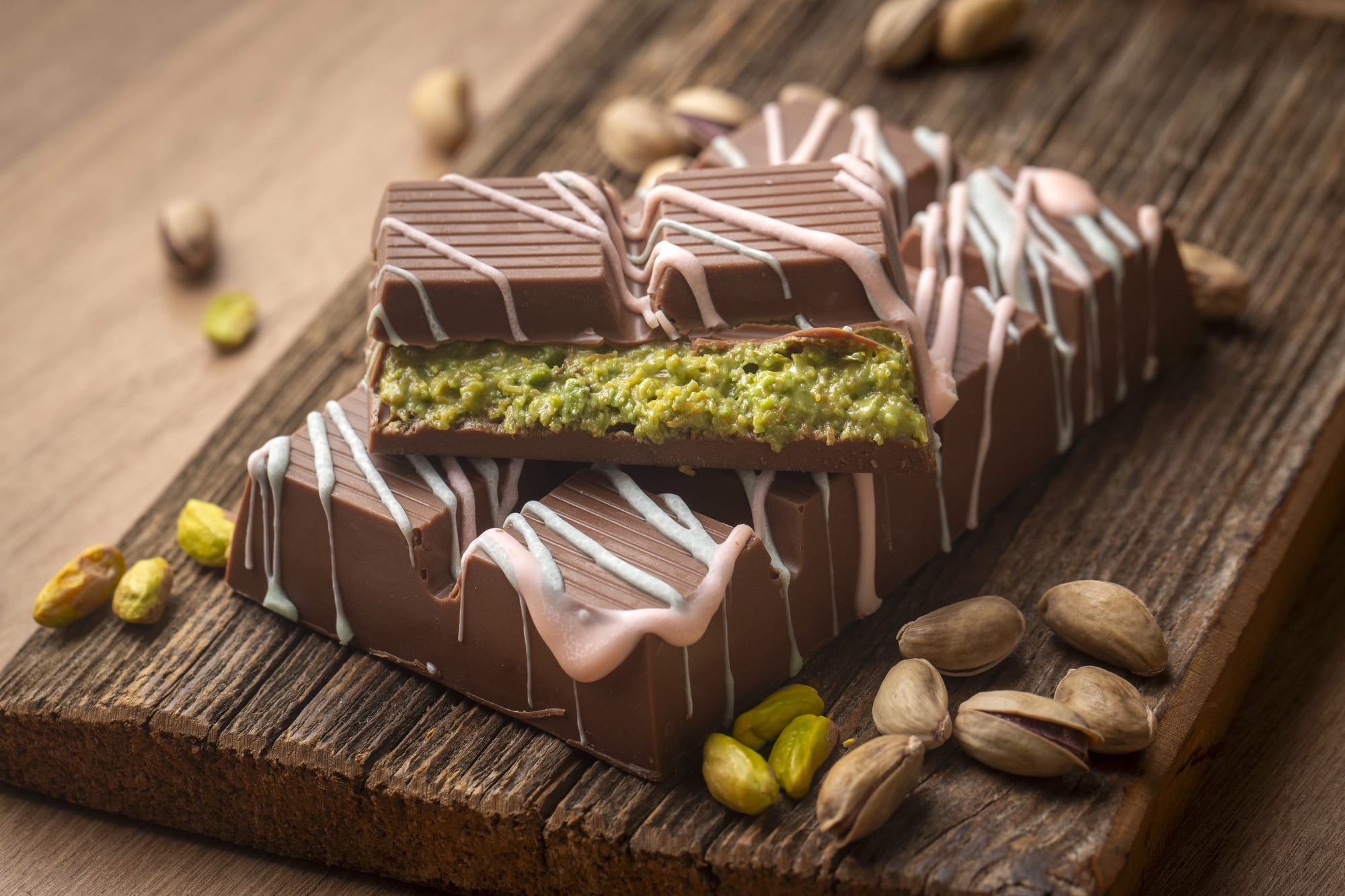 Pistachio Chocolate Bars
