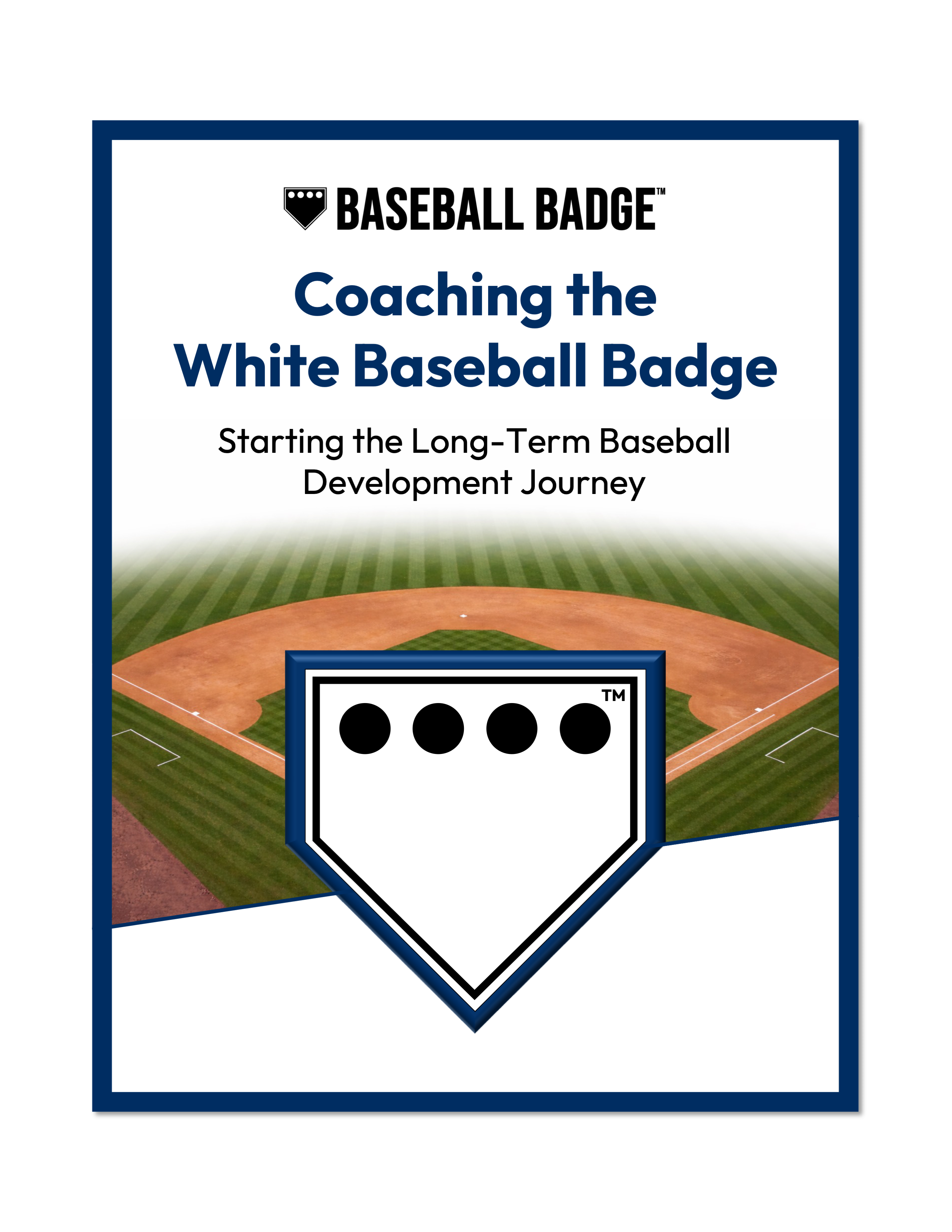White Baseball Badge - Single Player Bundle