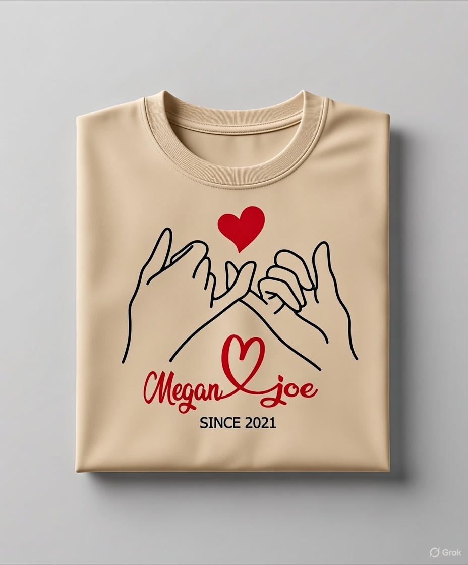 Valentines couple t-shirt 
