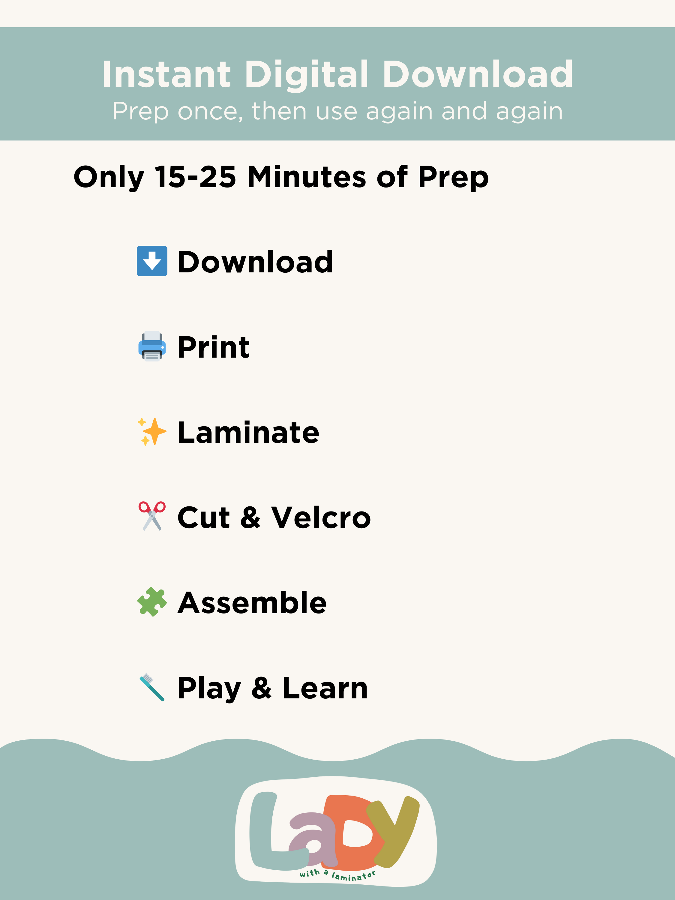 Tooth Brushing Busy Book for Toddlers