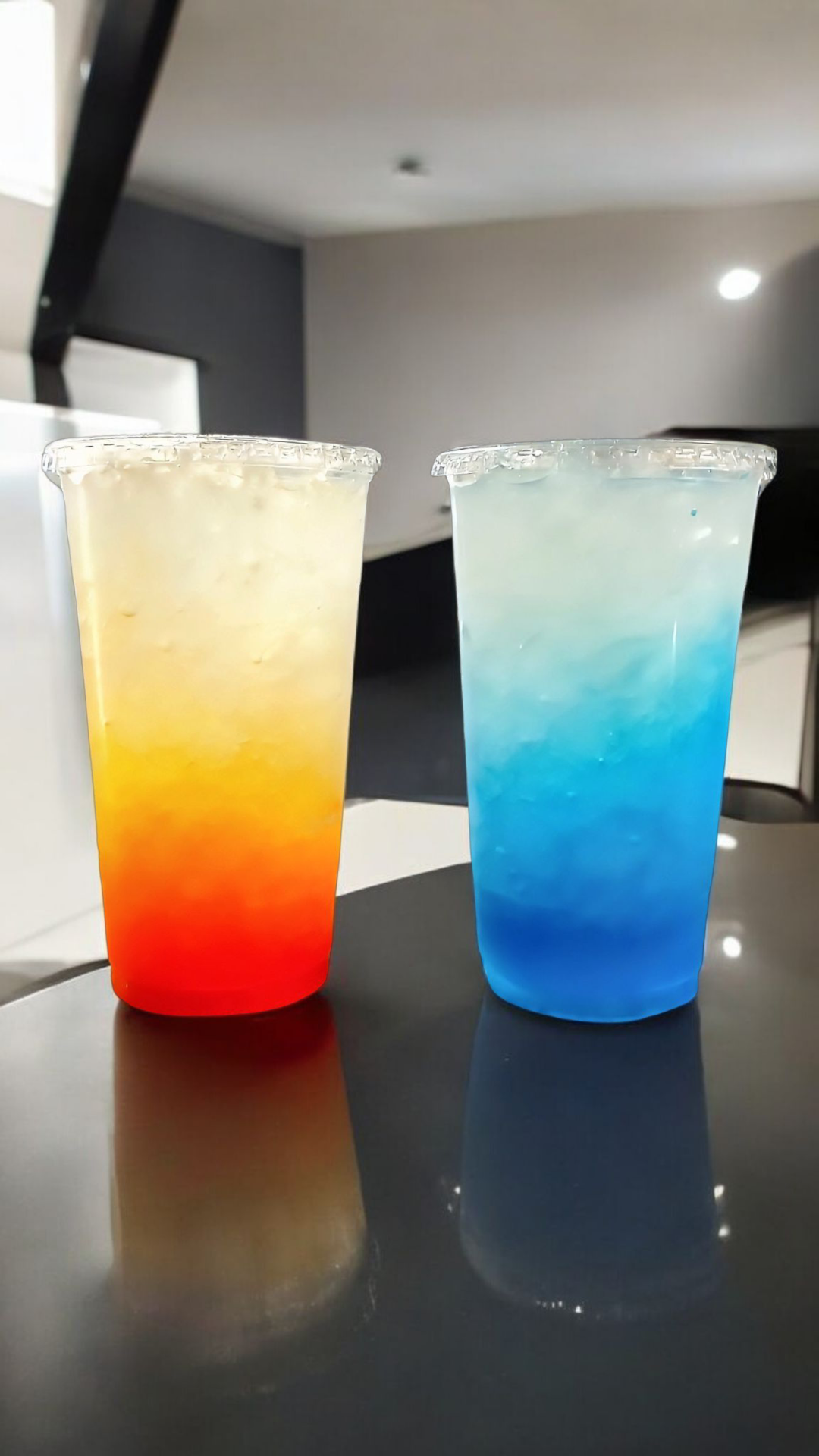 Colorful Iced Mocktails