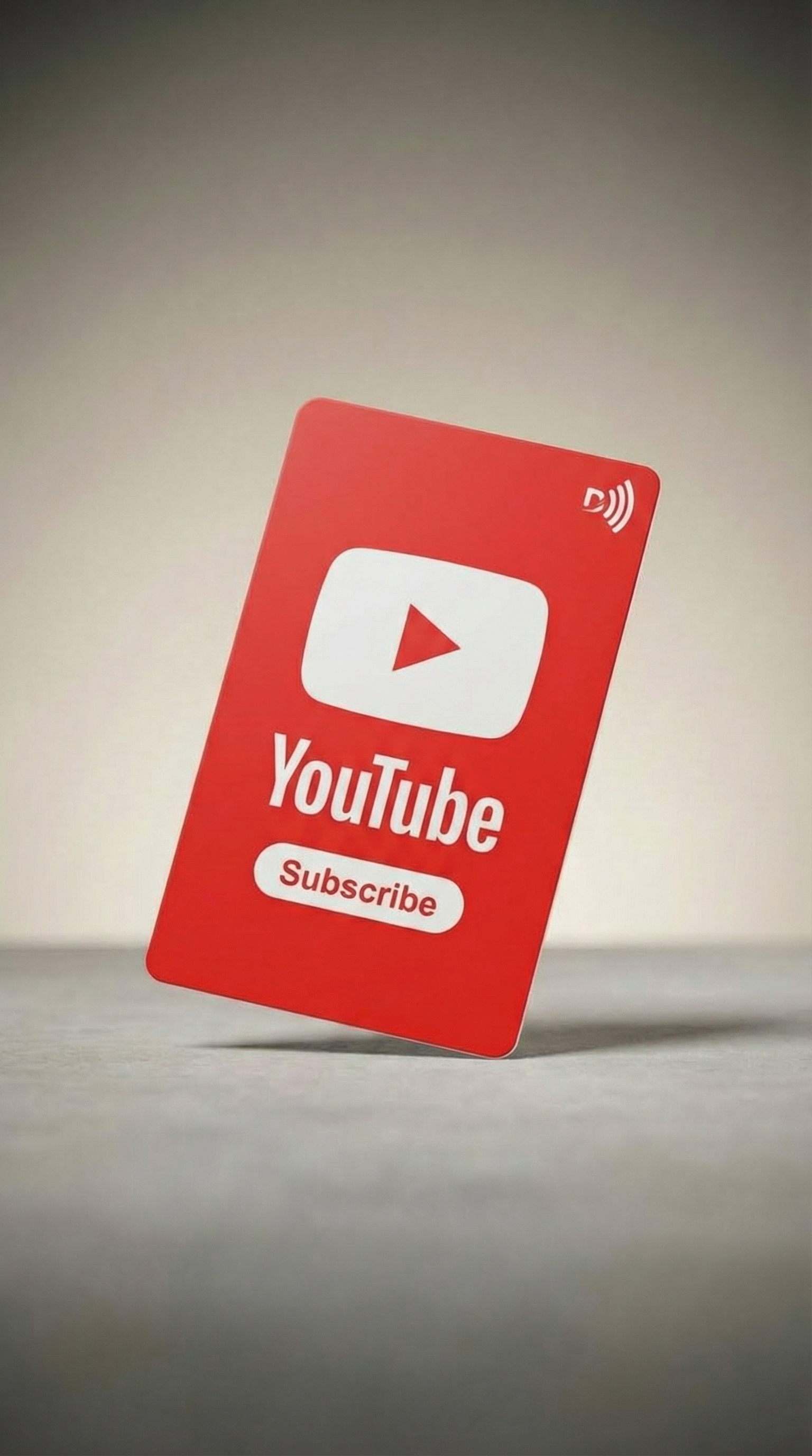 YouTube Subscription Card