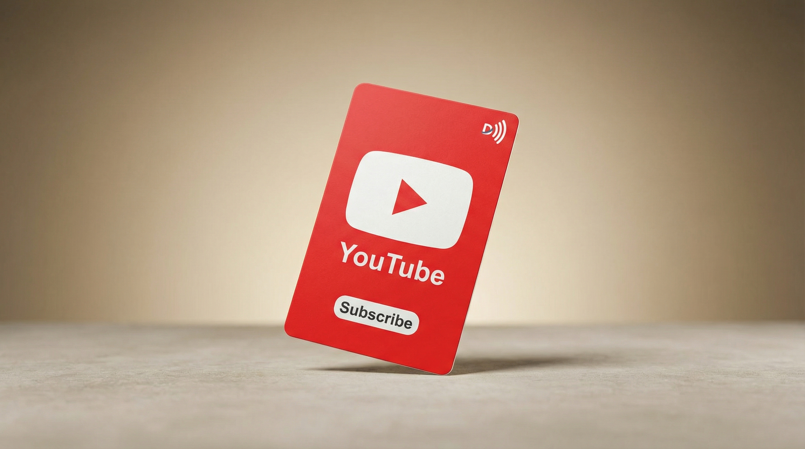 YouTube Subscription Card