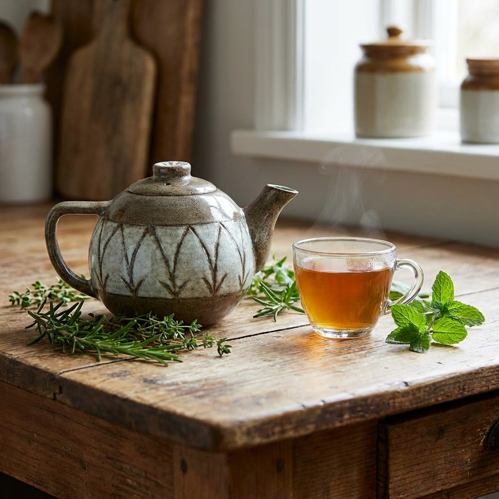 Handcrafted Ceramic Teapot
