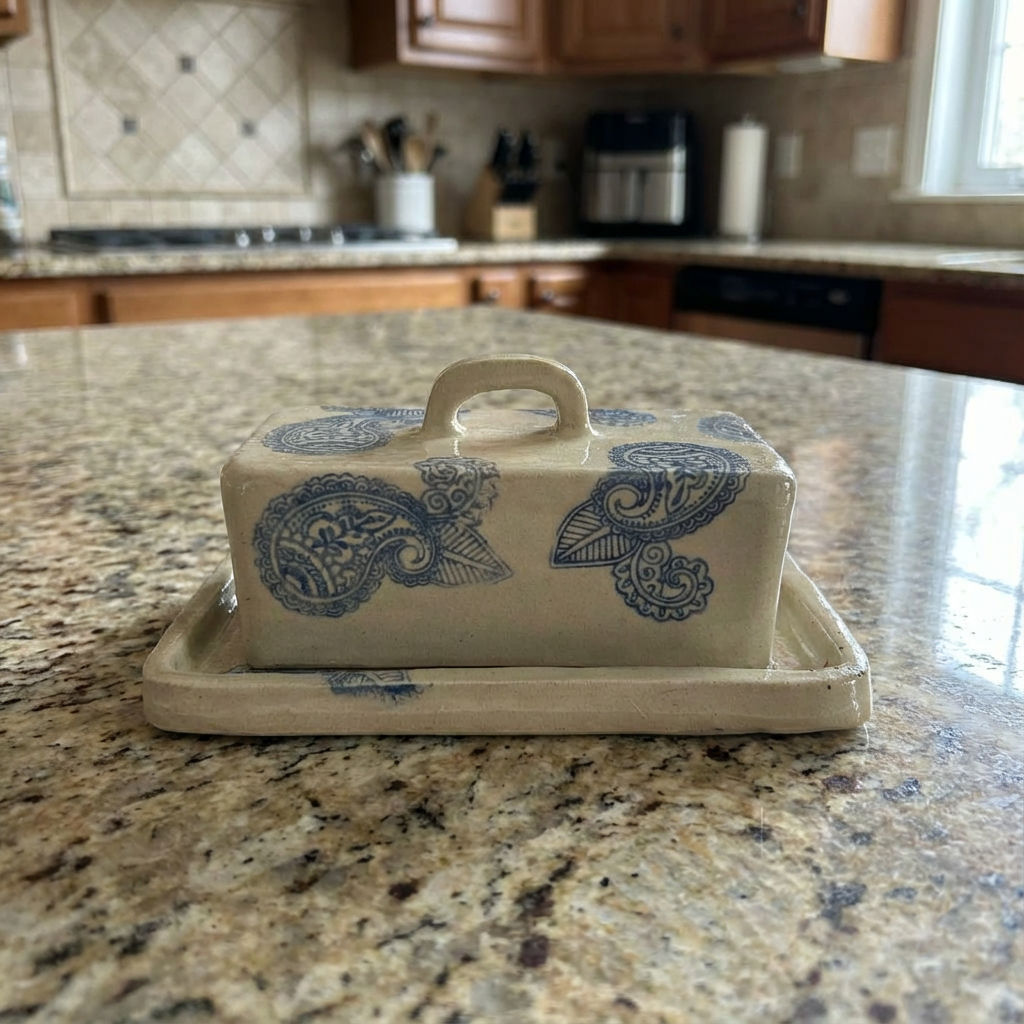 Handmade Ceramic Butter Dish