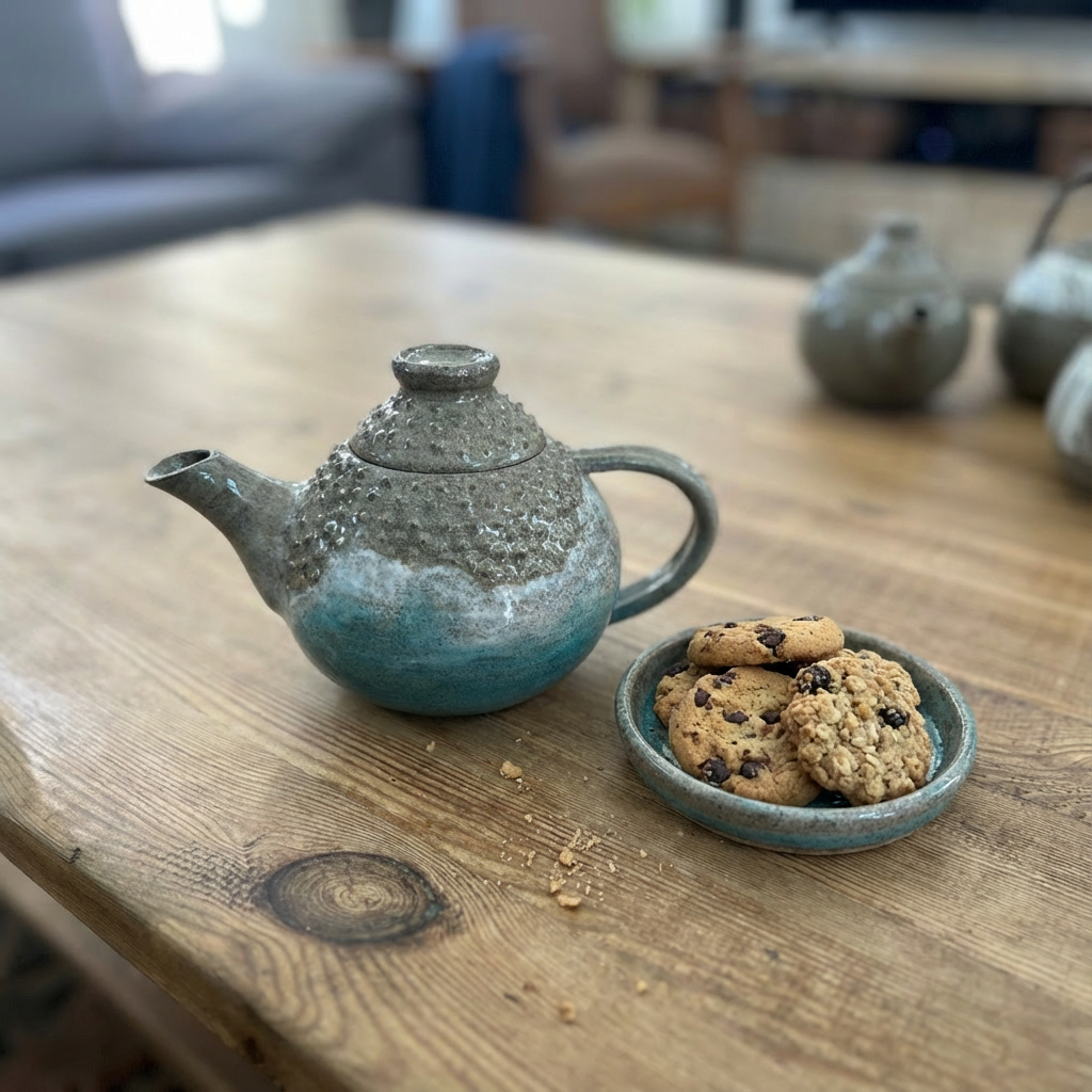 Handcrafted Ceramic Teapot