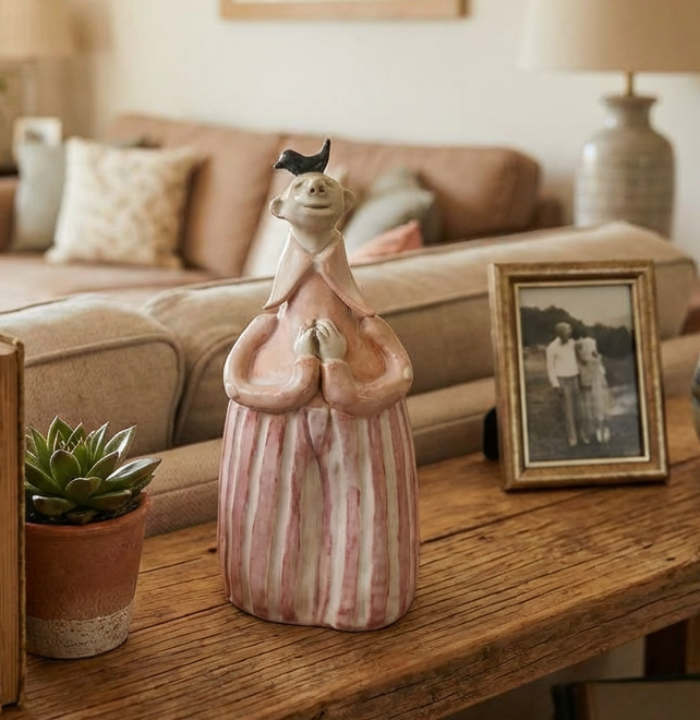 Ceramic Lady Figurine