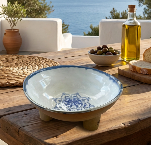 Handcrafted Ceramic Serving Bowl