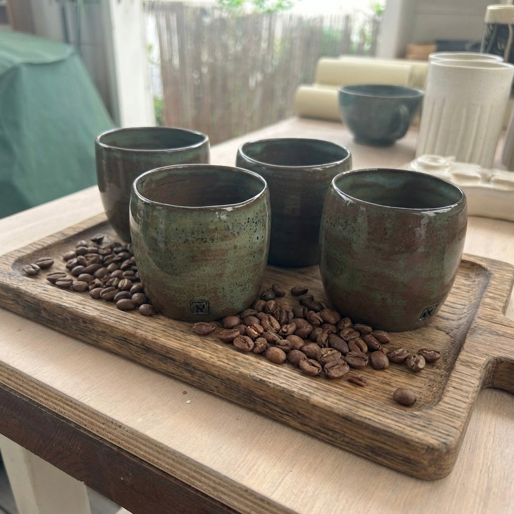Handmade Ceramic Espresso Cups 