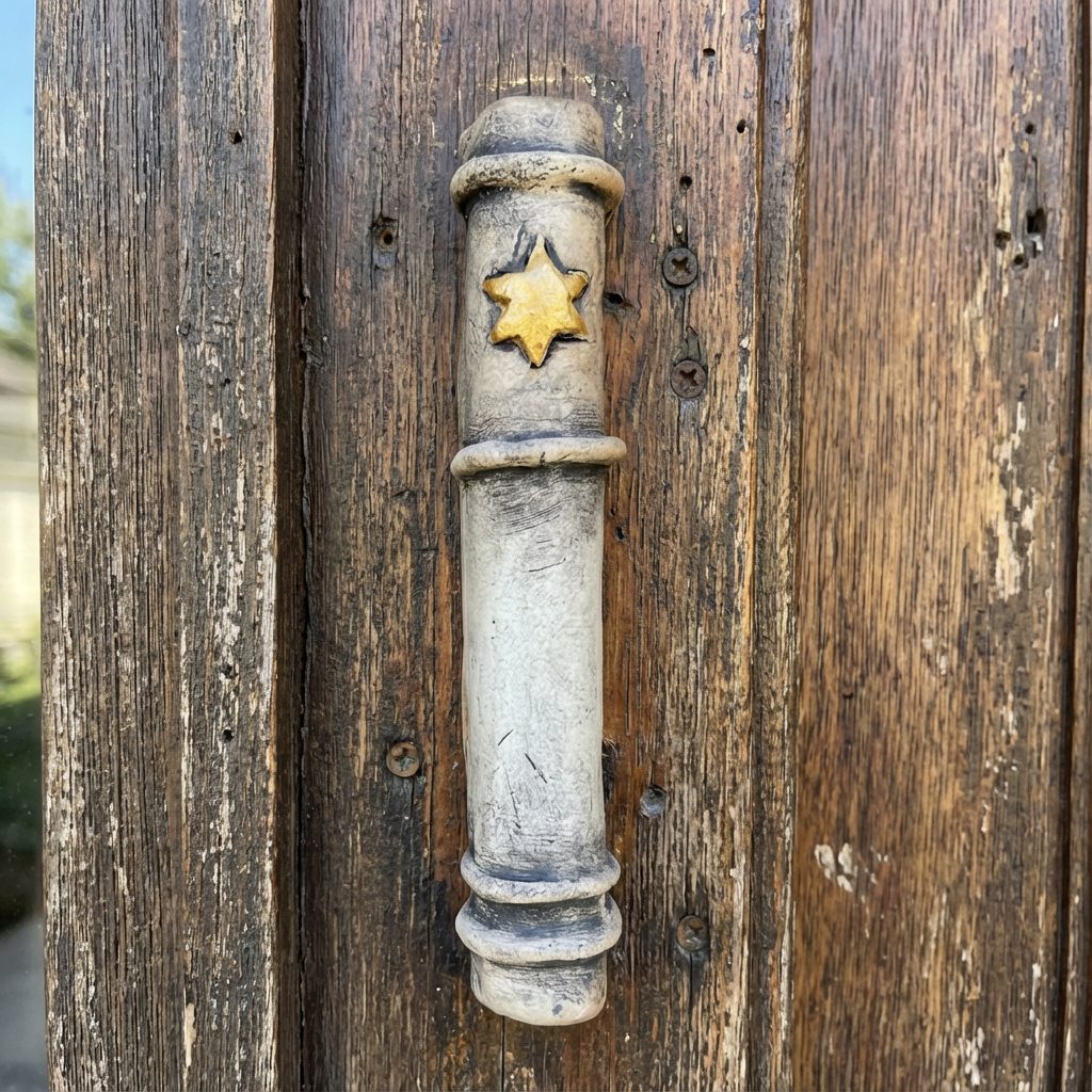 Antique Mezuzah Case