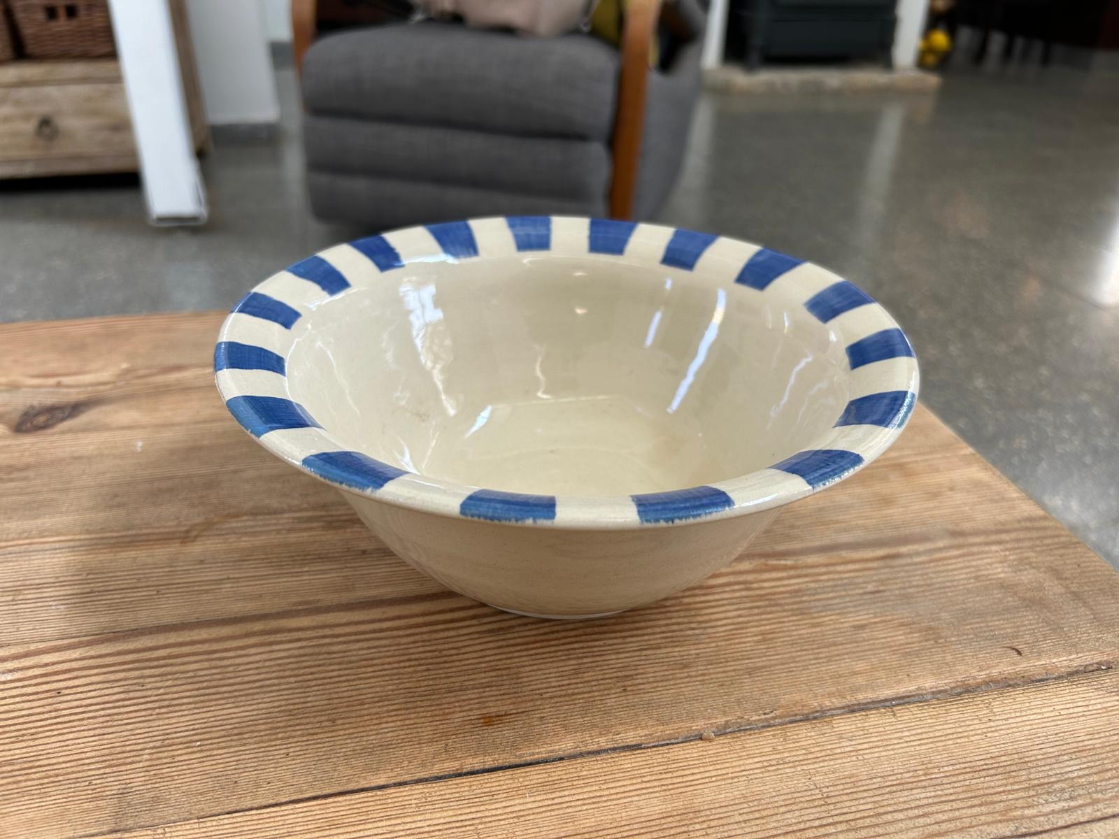 Striped Ceramic Bowl
