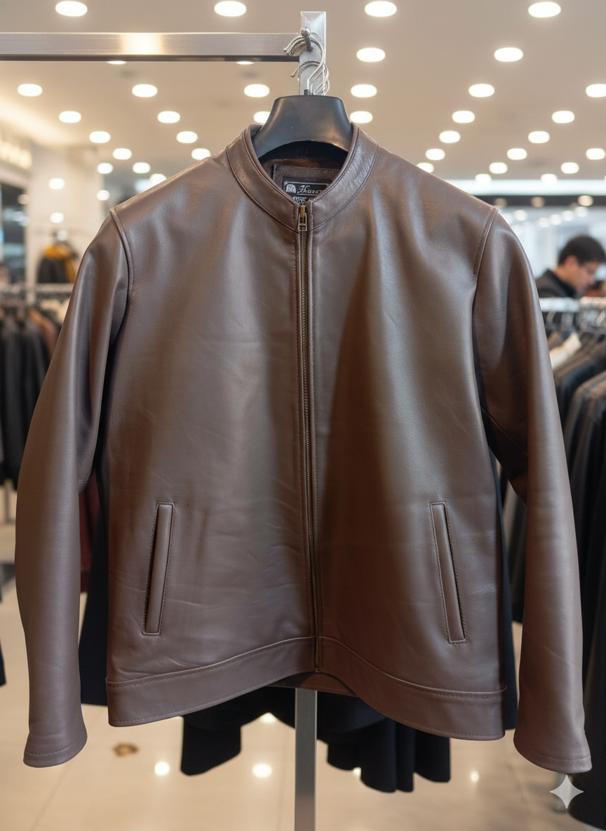 Men's Brown Leather Jacket