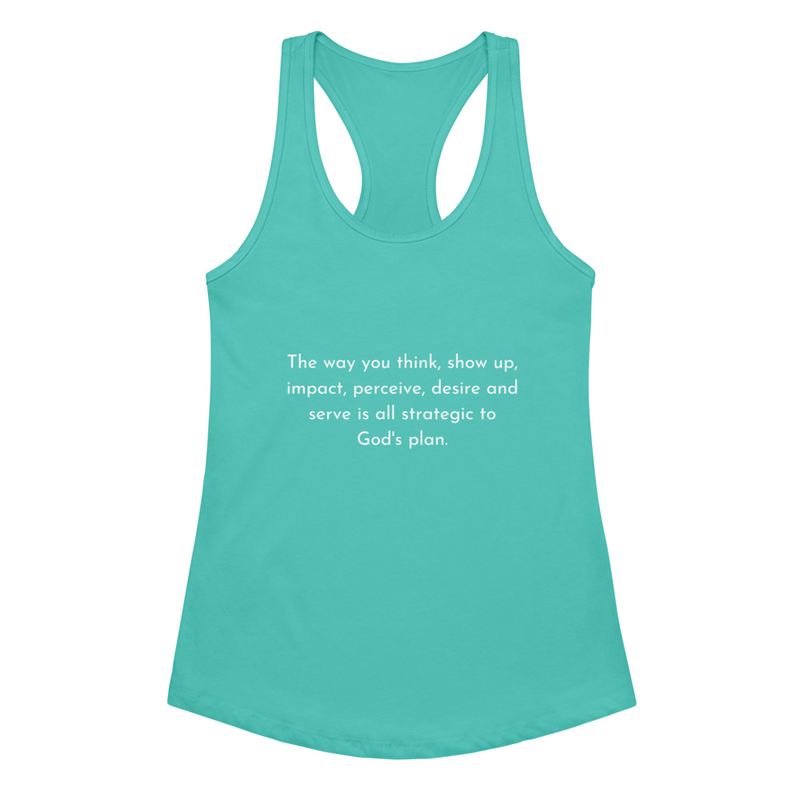 showing-up tank top