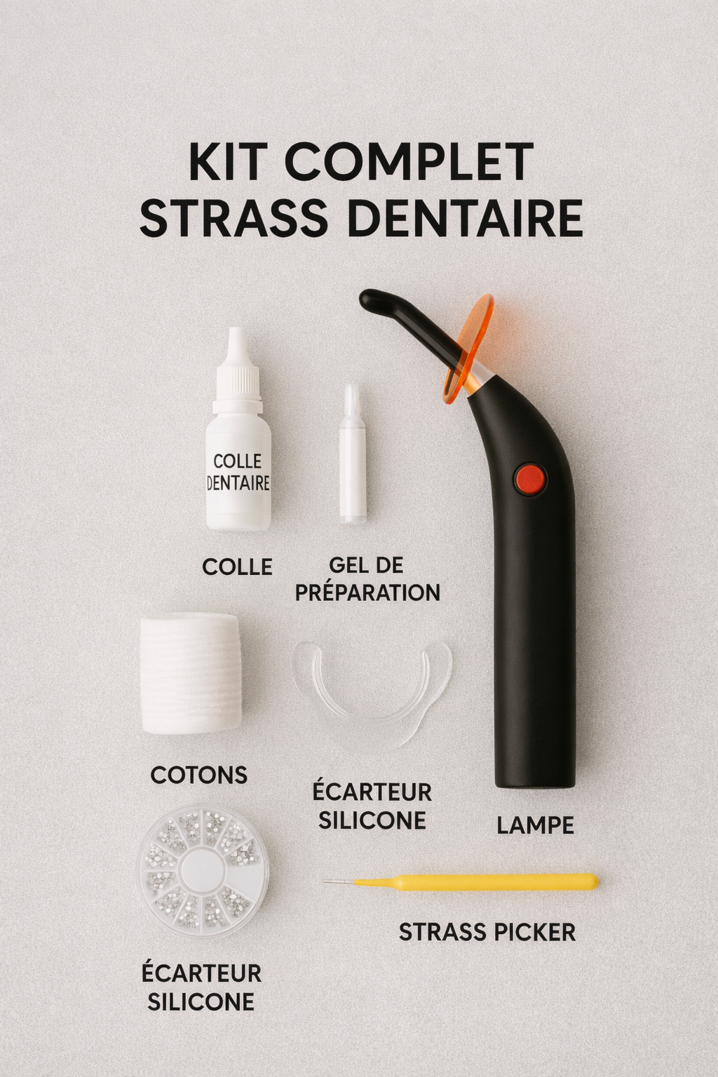 KIT COMPLET STRASS DENTAIRE