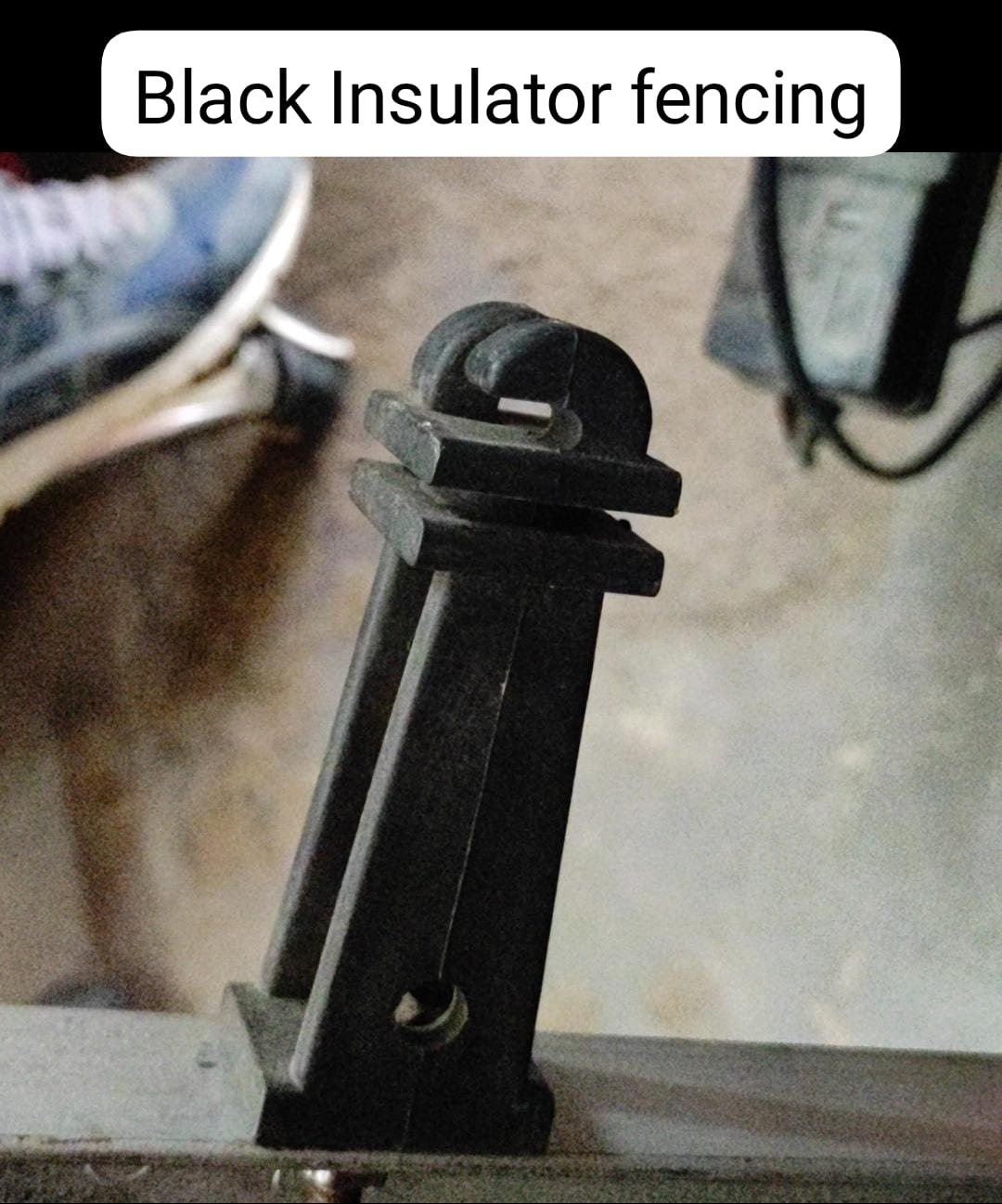 Black Insulator Fencing
