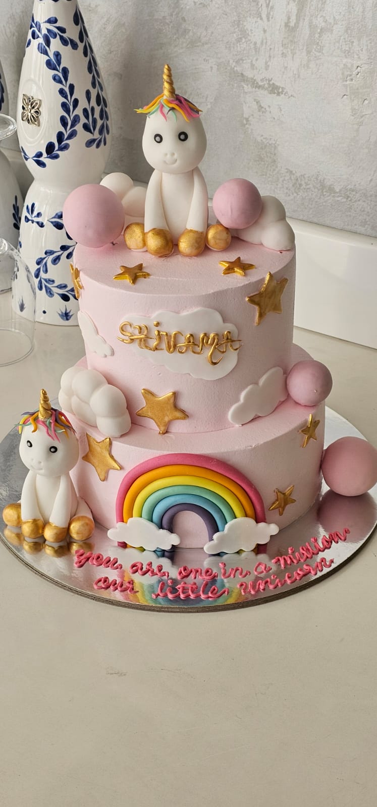 Unicorn Rainbow Cake