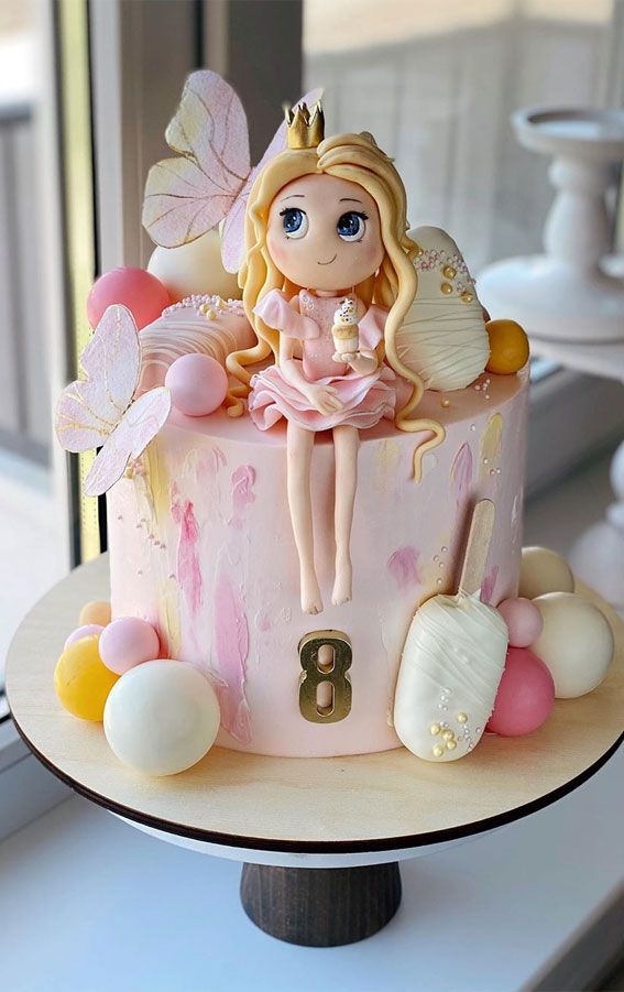 Princess Doll Birthday Cake