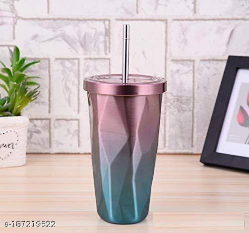 Metallic Geometric Tumbler