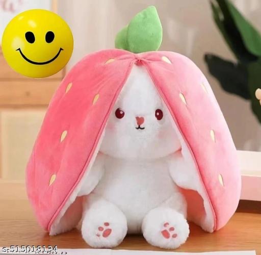 Strawberry Bunny Plush Toy