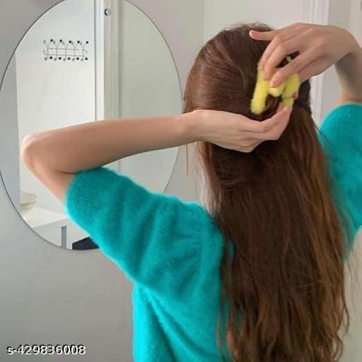 Fluffy Hair Claw Clips Set