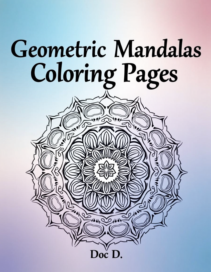 Geometric Mandalas Coloring Pages