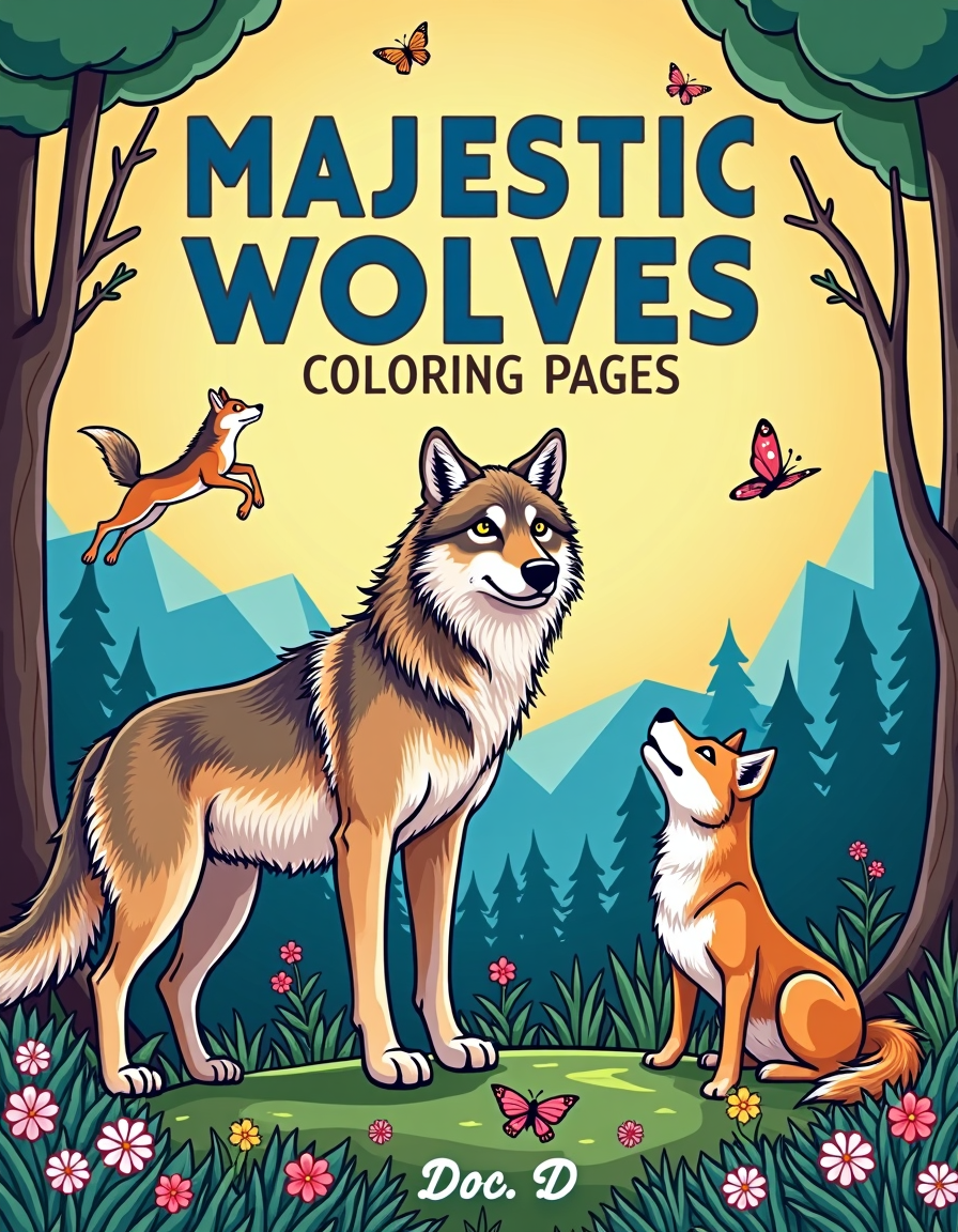 Animals Coloring Pages - Bundle Set